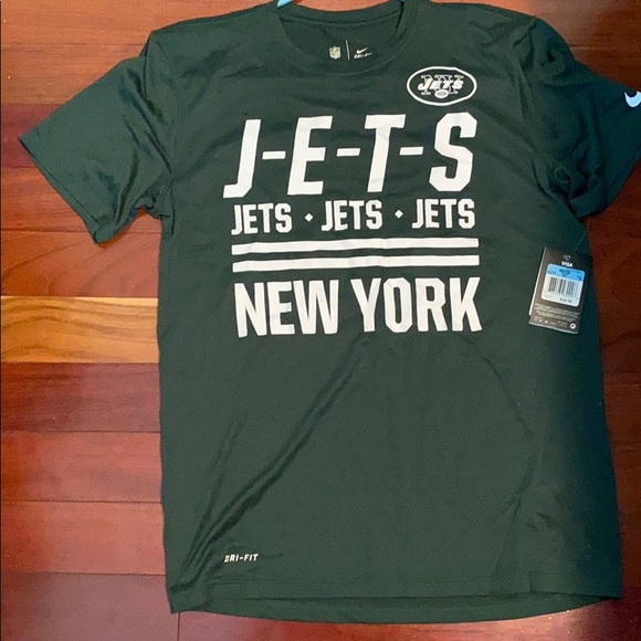 Jets Nike NFL Official Team Apparel T-Shirt S&M - Picture 1 of 8